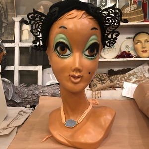 Vintage 1960/70’s Twiggy Mannequin head RARE